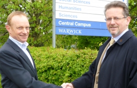 Malcolm Worrall (L) and Nick Close